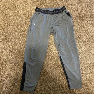 Medium Gray/Black Under Armour Pants